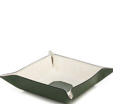 New Southern Living x GordonDunning Stratton Leather Catchall Tray, Hunter Green picture