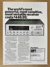 1969 Fisher 500-TX Stereo Receiver vintage print Ad picture