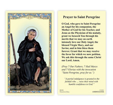 (2 copies) St. Peregrine Holy Prayer Card Patron of Cancer Catholic Christian picture