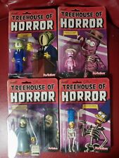 Super 7 Simpsons Treehouse Of Horror Reaction Figure Set Series 1 All 4 picture