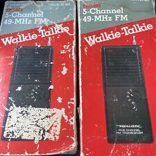 Realistic TRC-503 5 channel walkie talkies. Vintage. very clean. 2 picture