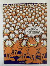 Garfield Argus Paws Laminated Poster MATH Multiplies Your Chances For Success picture