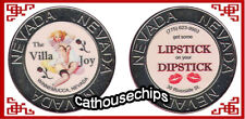 VILLA JOY Winnemucca NV  Metal Cathouse Coin get some lipstick on your Dipstick picture