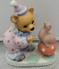 Vintage Homco Bisque Ceramic Figurine 8881 Circus Lion Seal Teddy Bear  5