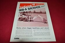 Bobcat 908-A Backhoe for 630 632 Skid Steer Loaders Dealers Brochure LCOH  picture