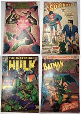 Lot 60s DC Comics Batman Green Arrow 85 Superman 219 Green Lantern 64 Hulk 119 picture