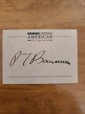 P. T. Barnum Autograph Signature Facsimile Print Circus Showman picture
