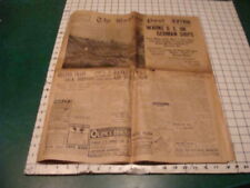 original BOSTON POST jan 30, 1915 -- earthquake in Italy & GERMAN SHIPS bill cov picture