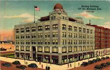 Vintage Postcard- Sterling Building, Chicago, IL Early 1900s picture