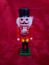 Vintage Wooden Nutcracker Christmas Decoration 10 Inches Tall picture