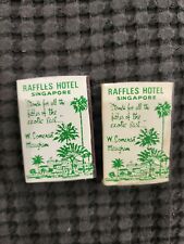 Vintage matchbook Raffles Hotel Singapore picture