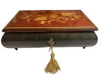 Stunning High Gloss Italian Hand Crafted Inlaid Musical Jewelry Box picture