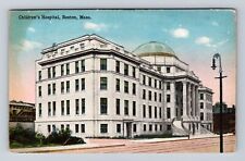Boston MA-Massachusetts, Children's Hospital, Antique Vintage Souvenir Postcard picture