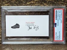PHIL KNIGHT PSA Autograph Signed Business Card Nike  picture