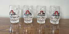 Vintage Lot of 4 German Pfungstadter .03 Dimpled Glass Stein Beir/Beer Mugs LNC picture