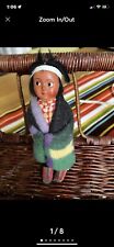 Vintage Skookum indian doll toy wool coat Pre War picture