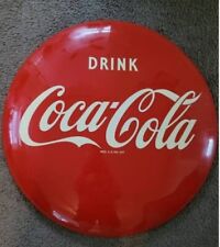1950s Coca-Cola Button Made USA Lot of 2 advertising button trade mark coca cola picture
