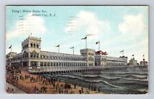 Atlantic City NJ-New Jersey, Young's Million Dollar Pier, Vintage Postcard picture