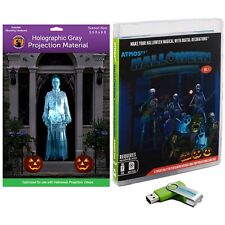 AtmosFX Halloween Hollusion Digital Decoration Kit - Videos & Screen Included picture
