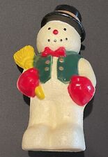 Vintage 1997 Dynagood Plastic Light-Up Blow Mold Snowman Christmas Decoration picture
