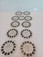 VTG View-Master Slide Reels LOT OF 11*WIZARD OF OZ/APOLLO MOON/YELLOWSTONE* USED picture