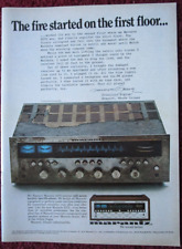 1976 MARANTZ Model 2270 Stereo Receiver Print Ad ~ Fire Started on First Floor picture