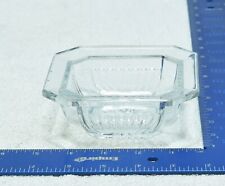 Vintage Clear Cut Glass Crystal Trinket Box/Dish picture
