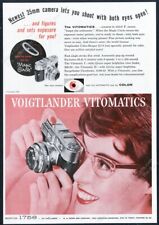 1958 Voigtlander Vitomatic camera photo vintage print ad picture