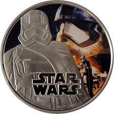 2016 Niue $2 Fine Silver 1 Ounce -  Star Wars: Captain Phasma picture