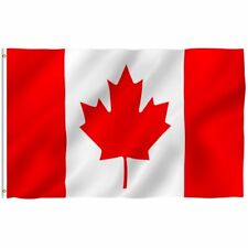 3x5 Feet Canadian Flag - Vivid Color and UV Fade Resistant - Canvas Header  picture