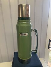 Stanley Aladdin Green Vacuum Bottle Thermos 1.1 Quart/1 liter Vintage, Nashville picture