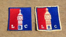 WW2 US Army London Base Command Wool Patch + Fully Embroidered 2pc picture