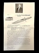 1991 Jimmy Lile “Remembering” Knife Advertisement ORIGINAL First blood Rambo picture