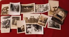 Lot of 12 Vintage Old Photos of People and Cars Mixed Eras picture