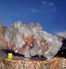 Spectacular Rare Heamatoid Clear Quartz Rock Crystal Cluster  Himalayas - 846g picture