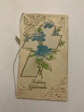Vintage c.1910 German Confirmation Greeting Card picture