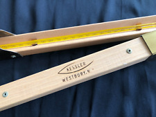 SET of 2 Vntage KESSLER 12” Thermometer Tubes Soda/Gas/Oil Therms Orig Wood Case picture