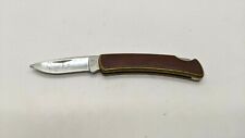 Rare Vintage Buck 527 USA 1988 Folding Pocket Knife Lockback Wood  *Damage* picture