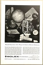 Vintage 1957 Original Print Advertisement Full Page - Bolex World Traveler picture