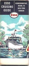 1961 ESSO CRUISING GUIDE Kennebunkport to New York Harbor Nantucket Long Island picture