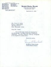 Senator Margaret Chase Smith Signed Letter picture