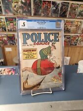 Police Comics #44. Cgc .5. July 1945. Golden Age. Centerfold Missing picture