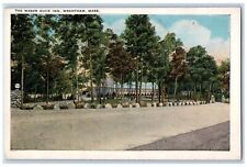 The Weber Duck Inn Road Entrance Wrentham Massachusetts MA Antique Postcard picture