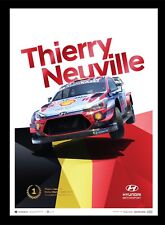 Rallye Monte Carlo 2020 Thierry Neuville Hyundai Emboss Art Print Poster LE 500 picture