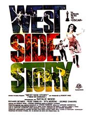 Natalie Wood Richard Beymer Russ Tamblyn in West Side Story 24x36 inch Poster picture
