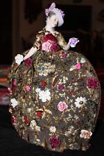 OOAK Victorian Lady Doll/Tea Cozie With Elaborate Floral Costume--Mint picture