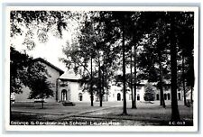 Laurel Mississippi MS Postcard RPPC Photo George S. Gardner High School 1953 picture
