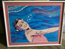 1994 Esther Williams Signed/Autographed Film Festival Art 28 x 22 inches framed picture