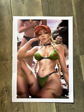 Derrick Chew Street Fighter swimsuit Edition Cammy Print Signed picture