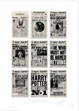 RARE SIGNED LE PRINT 5/250 HARRY POTTER MINALIMA DAILY PROPHET COMPILATION  picture